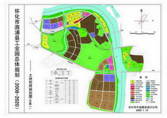 溆浦工业园总体规划图